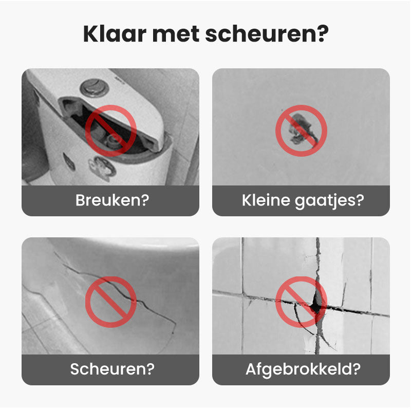 🔥Kit voor reparatie van scheuren in keramische tegels