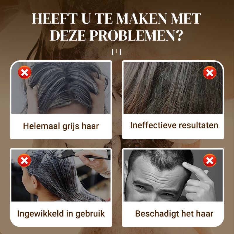 🌿Langdurige Natuurlijke Haarverf Shampoo – Kleur en Verzorging in Één Stap✨