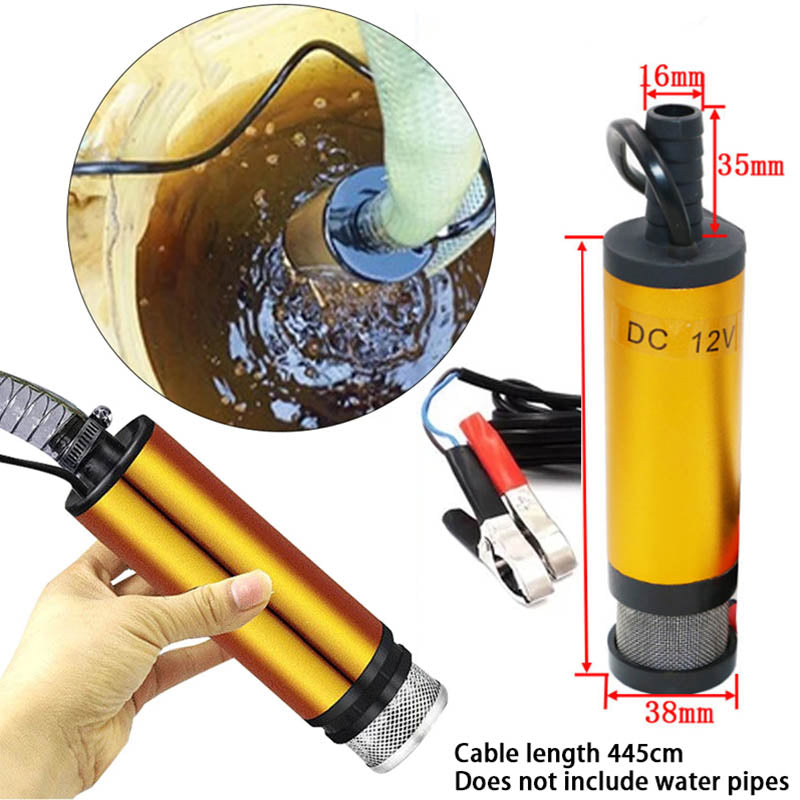 🚜 PROMO FLASH : 50% DE RÉDUCTION ! Pompe Électrique Submersible Multifonction pour Diesel – Corps en Acier Inoxydable, Portative Légère & Débit 12 L/min for un Transfert de Carburant Efficace et Durable ⚡