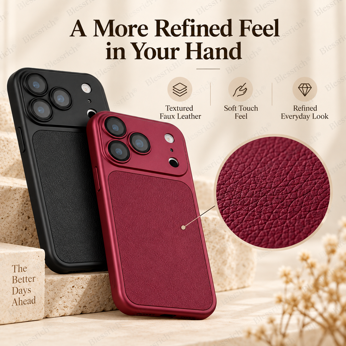 📱 50% korting – iPhone-hoesje van zacht leer, nieuwe kleuren