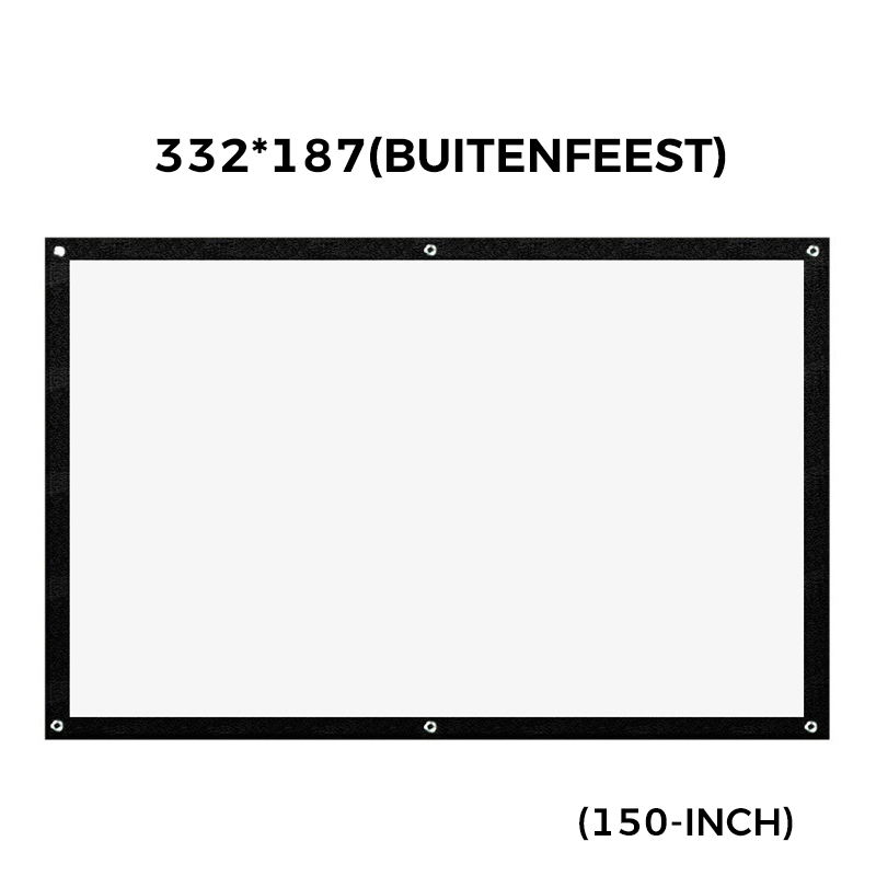 ⭐ 50% Korting🎬 HD matwit projectiescherm – De perfecte keuze voor een thuisbioscoop✨