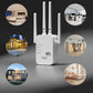 🎁Laatste dag aanbieding 50% 🔥WiFi-versterker 2025, 1200 Mbps dual-band (5 GHz/2,4 GHz) signaalversterker, dekt 930 m² en 50 apparaten, repeater met ethernetpoort voor thuis, cadeaus