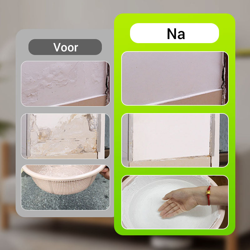 🏆Tijdelijk aanbod: schuurpapier + schraper 🔥 Waterdichte en schimmelwerende muurreparatiepasta ✨