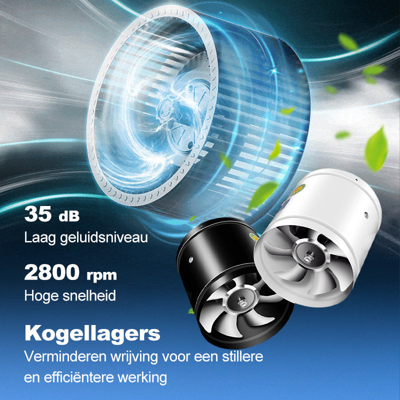 Super Zuigkracht-Multifunctionele Krachtige Stille Afzuigventilator