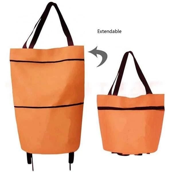 🔥 2-in-1 opvouwbare boodschappentas