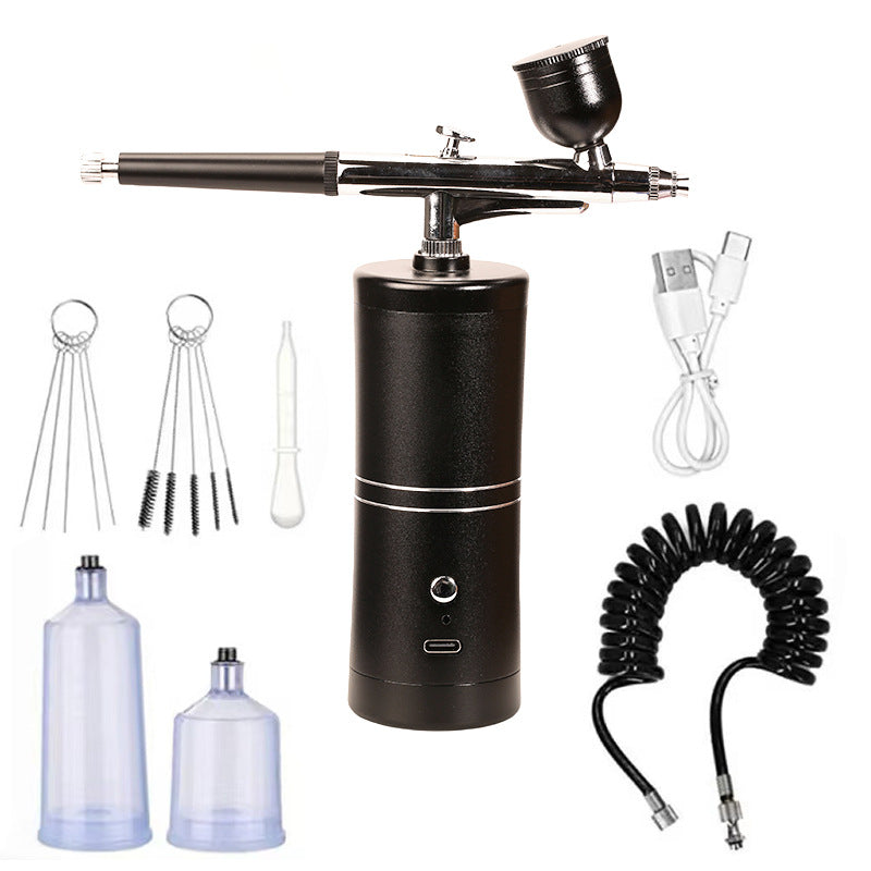 🎉Nieuwjaars Cadeau 50% KORTING!🎨Draadloze Draagbare Airbrushset met Compressor – Nauwkeurig Schilderen Overal, Altijd!