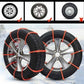 Winter Auto Antislipkettingen - Universeel 10 Stuks Super Slijtvast & Eenvoudig Installeren