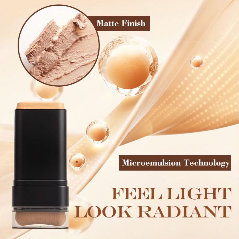🎁2025 Hot Sale💕Hydraterende lichtgewicht foundationstick met kwastje