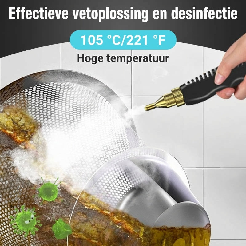 ✅Beperk de tijd 50% korting+Gratis verzending🔥Handstoomreiniger met hoge temperatuur en druk, 2500W
