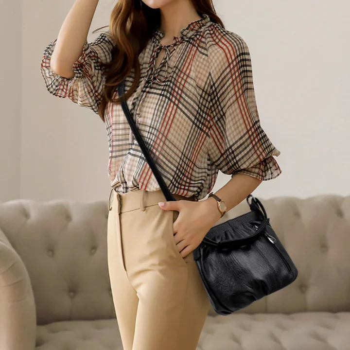 🥳2026 MEGA-AANBIEDING!💞Modieuze Eenvoudige Casual Geplooide Zachte PU Leren Schoudertas – NU 50% KORTING! 💼👜