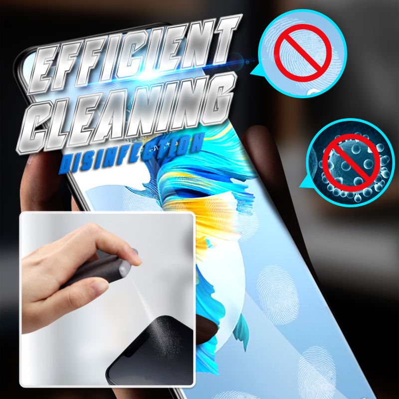🧽 50% KORTING! 📱 2-in-1 schermreiniger – draagbaar, herbruikbaar & microvezel ✨