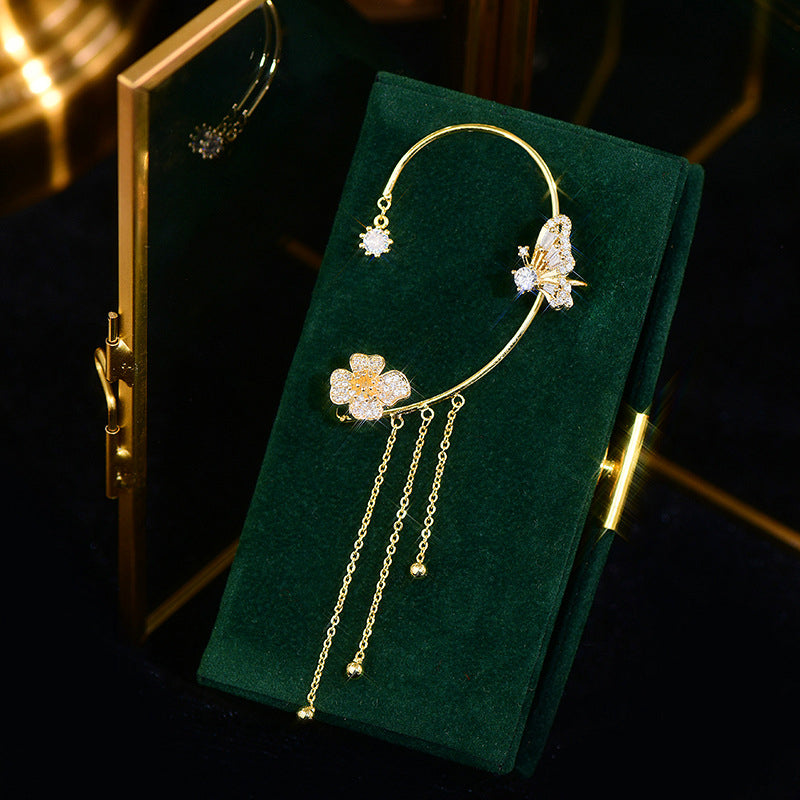 👂Elegante vlinder oorbellen met kwastjes
