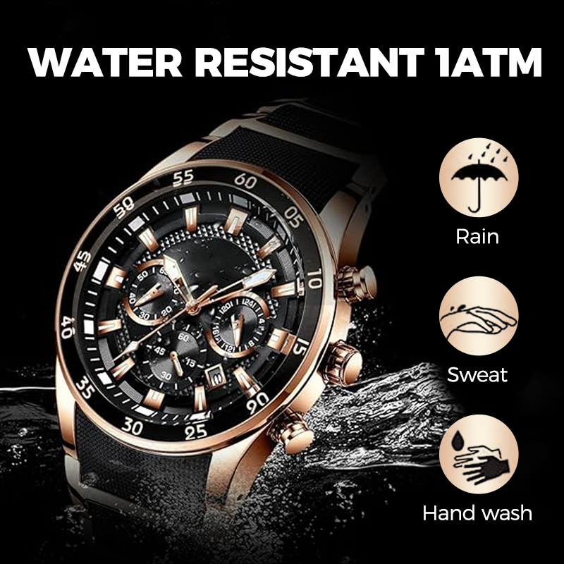 💎Luxe multifunctioneel quartzhorloge voor heren