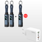 🎉 50% KORTING 🔋4-in-1 sleutelhanger kabel, met display, draagbaar & snel opladen