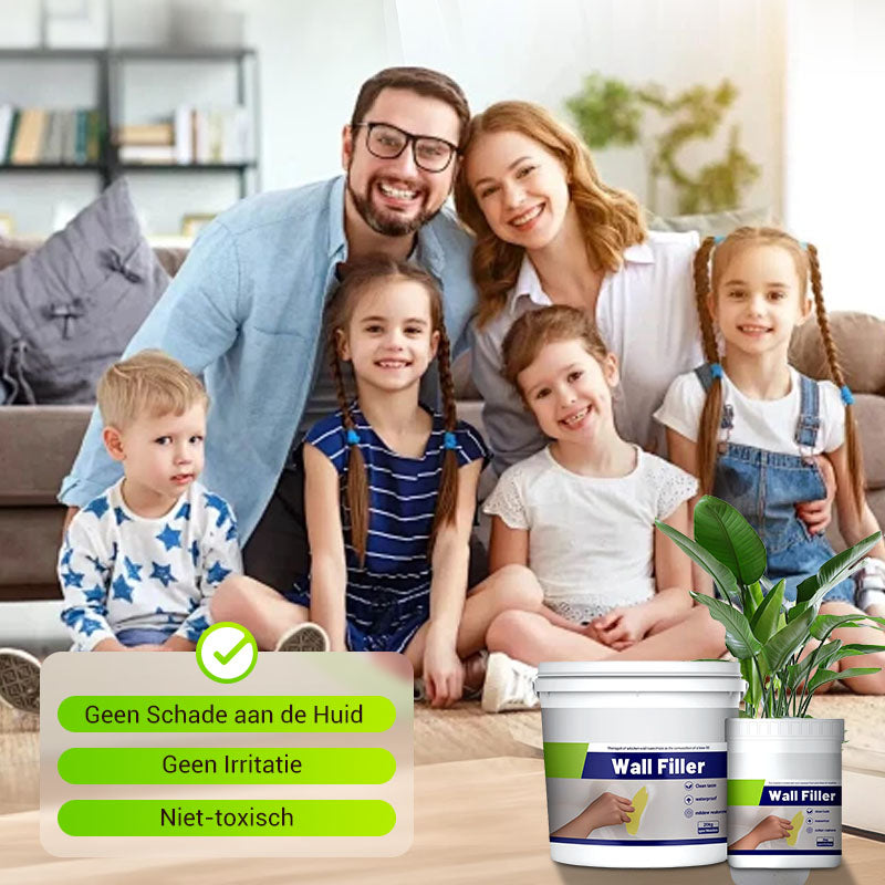 🏆Tijdelijk aanbod: schuurpapier + schraper 🔥 Waterdichte en schimmelwerende muurreparatiepasta ✨