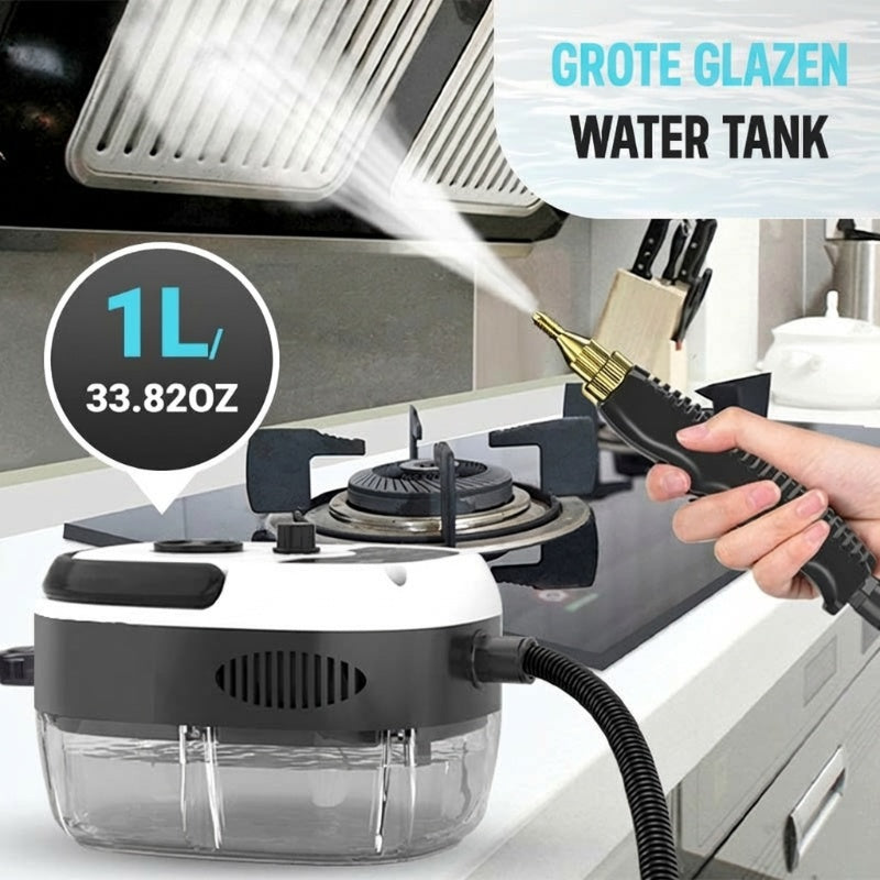 ✅Beperk de tijd 50% korting+Gratis verzending🔥Handstoomreiniger met hoge temperatuur en druk, 2500W