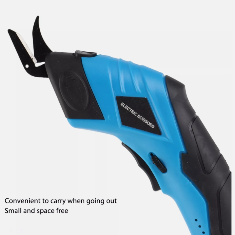 ✂️✨ Draagbare, handbediende elektrische stofschaar met oplaadbare lithiumbatterij – ergonomische greep, snel knippen, geschikt voor diverse materialen✨