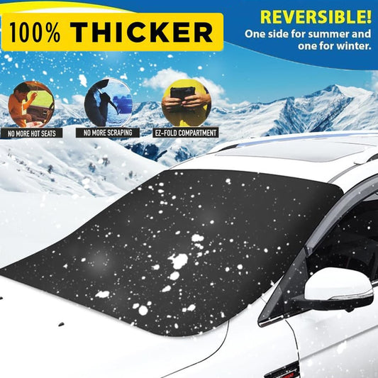 💖Black Friday-uitverkoop 50% korting❄️Magnetisch sneeuwhoes voor voorruit