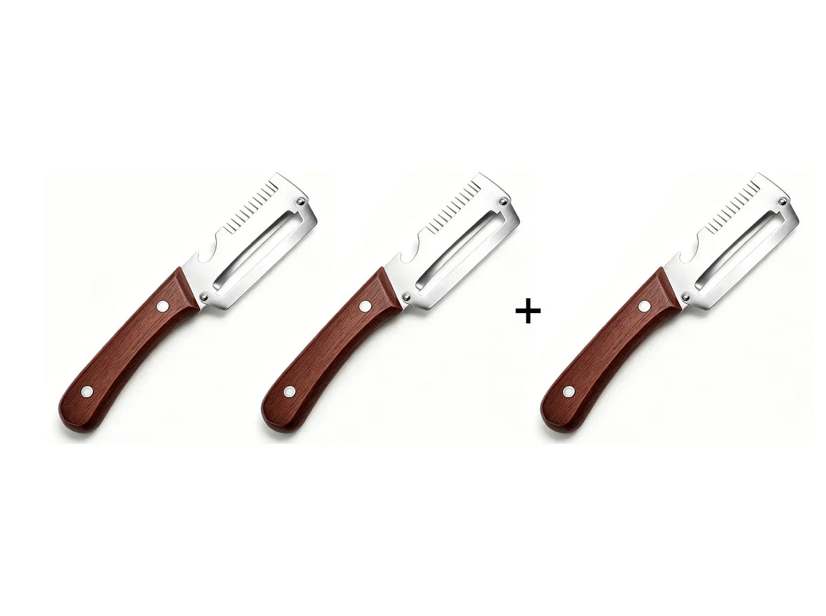 🔥3-in-1 keukengereedschap voor het raspen en schillen van lente-uitjes