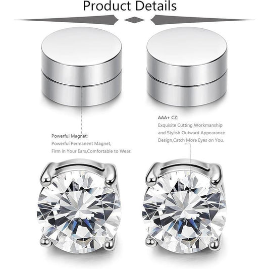 💎 50% KORTING NU! ✨ Magnetische Zirkoon Oorbellen – Geen Piercing Nodig & Elegant Ontwerp 🌟