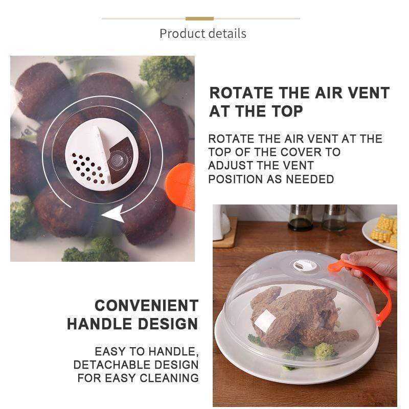 💥🧼 Van vieze magnetron naar zorgeloos opwarmen – deze XXL BPA-vrije spatbeschermer is hittebestendig tot 200°C en geschikt voor bord, kom én koelkast. 50% KORTING!