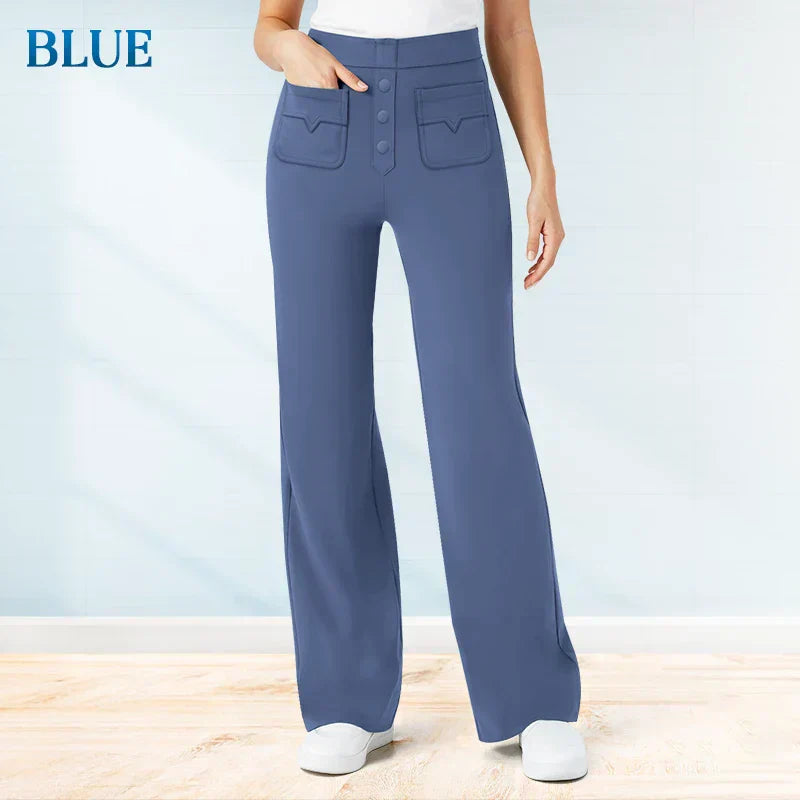 💖Vrouwen stretchy comfortabele casual broek
