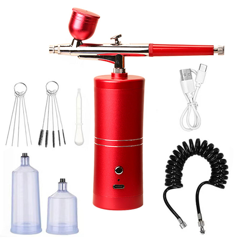 🎉Nieuwjaars Cadeau 50% KORTING!🎨Draadloze Draagbare Airbrushset met Compressor – Nauwkeurig Schilderen Overal, Altijd!