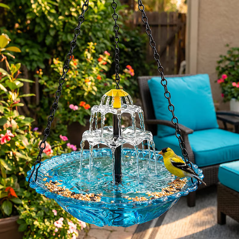 🐦 Cascade Vogelbad-Fontein op Zonne-energie | Breng je tuin tot leven (Nu 50% Korting)