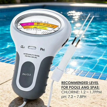 🔬💧 pH- en chloortester voor zwembaden – Nauwkeurige meting van de pH-waarde en het chloorgehalte in je zwembad🔥🏊