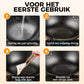🔥Uitverkoop 58% UIT🔥Ongecoate Dikke IJzeren Pan