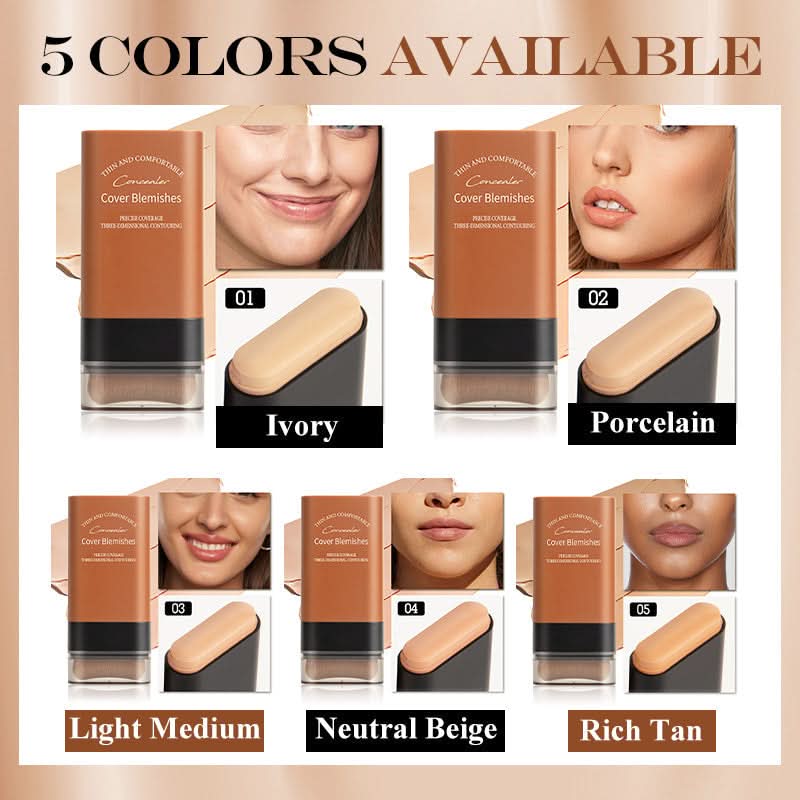 🎁2025 Hot Sale💕Hydraterende lichtgewicht foundationstick met kwastje