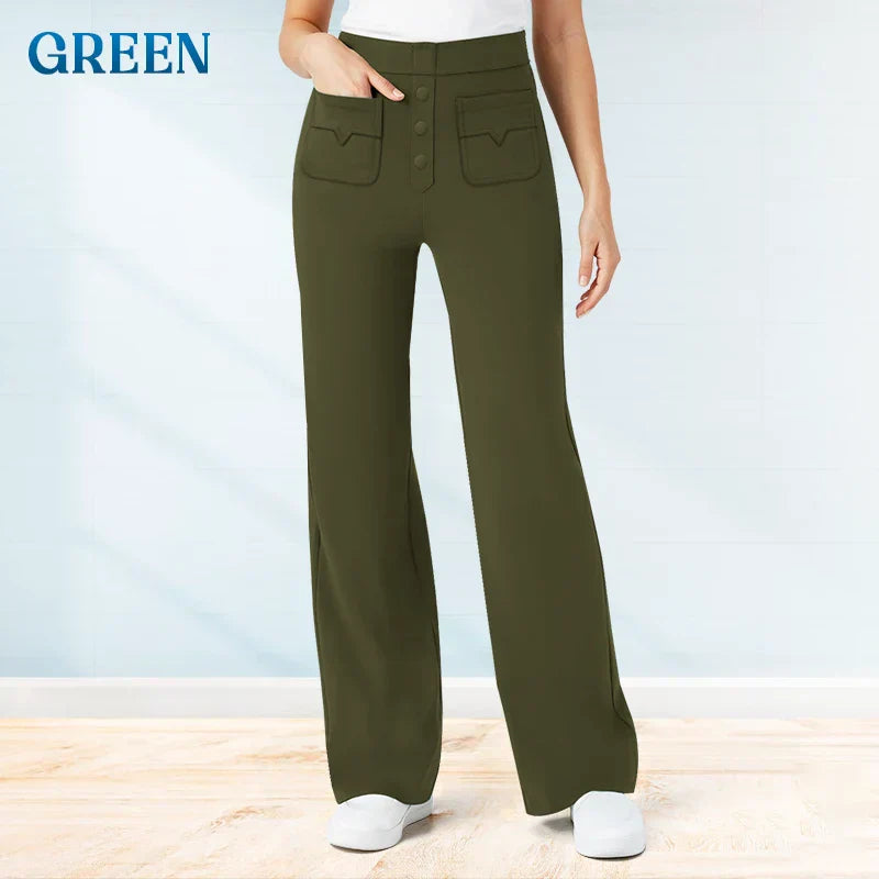💖Vrouwen stretchy comfortabele casual broek