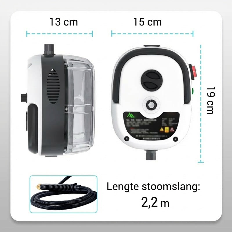 ✅Beperk de tijd 50% korting+Gratis verzending🔥Handstoomreiniger met hoge temperatuur en druk, 2500W