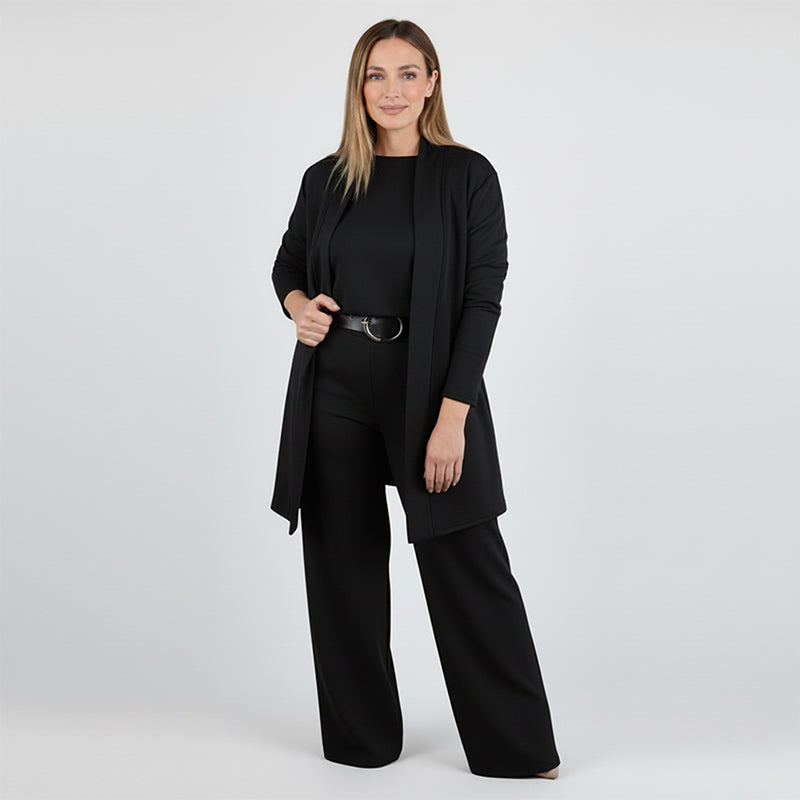 ⏳Tijdelijke aanbieding⏰Elegante 3-delige set bestaande uit een lang vest, top en broek💞