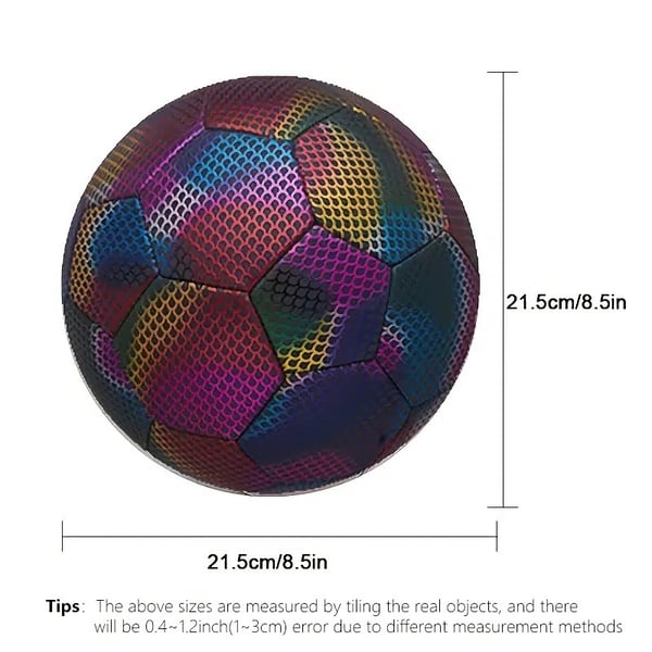 ⚽️Lichtgevende, reflecterende holografische voetbal