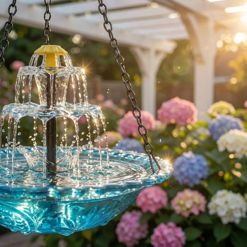 🐦 Cascade Vogelbad-Fontein op Zonne-energie | Breng je tuin tot leven (Nu 50% Korting)
