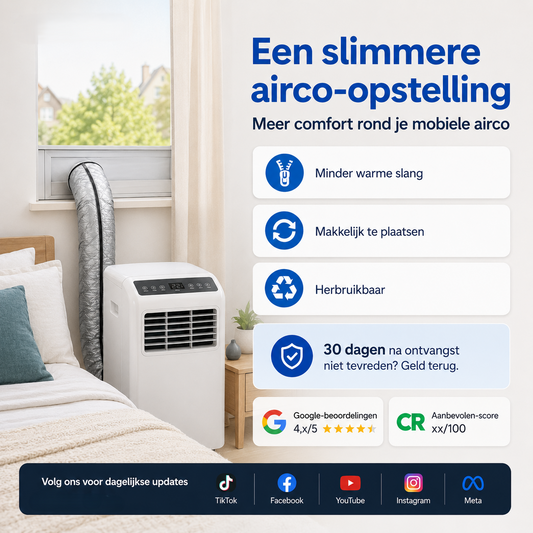 🔥Isolatiehoes voor aircoslang: onmisbaar in huis tijdens de zomer