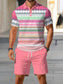 Geruite Polo Set Voor Heren | Sportieve Slim Fit