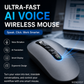 🖱️ 50% KORTING + GRATIS VERZENDING 💥 Draadloze AI Smart Voice-muis – 1600 woorden/min, vertaalhub, ergonomisch ✨