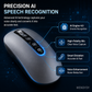 🖱️ 50% KORTING + GRATIS VERZENDING 💥 Draadloze AI Smart Voice-muis – 1600 woorden/min, vertaalhub, ergonomisch ✨