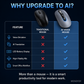 🖱️ 50% KORTING + GRATIS VERZENDING 💥 Draadloze AI Smart Voice-muis – 1600 woorden/min, vertaalhub, ergonomisch ✨