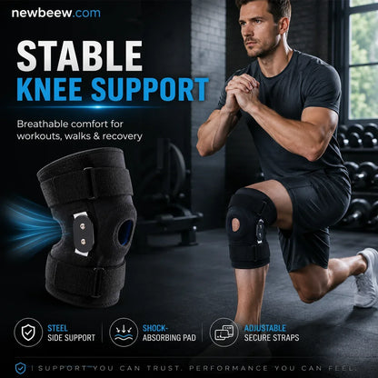 🦵 Ademende en verstelbare kniebrace – Lichte gewrichtssteun voor sport en het dagelijks leven, optimaal comfort 🏃‍♂️📦