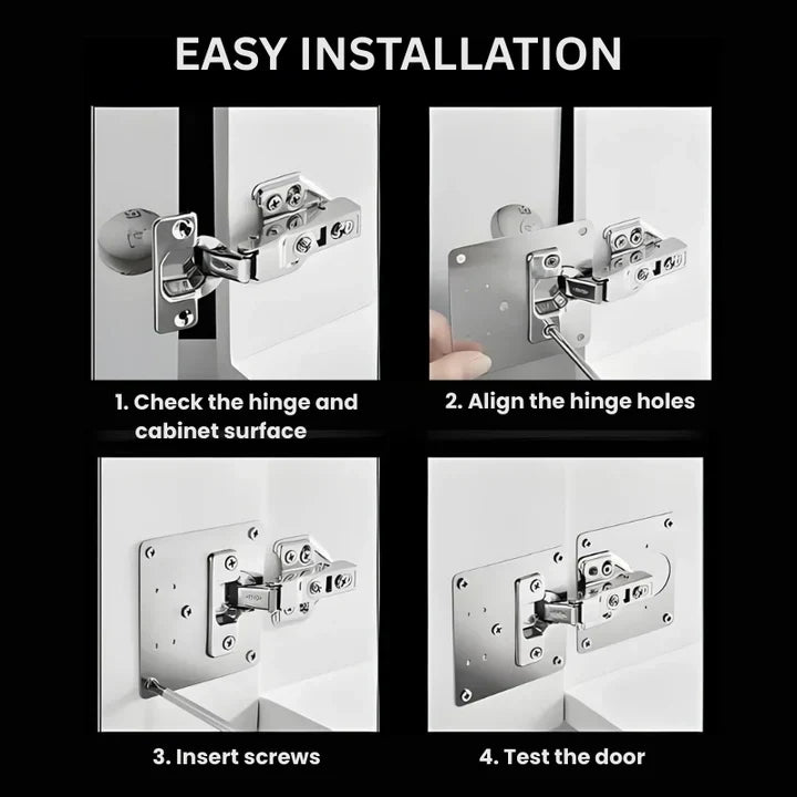 🧱HingePlate 1+1 GRATIS: doe-het-zelf-meubelscharnieren, reparatie van zijplaat