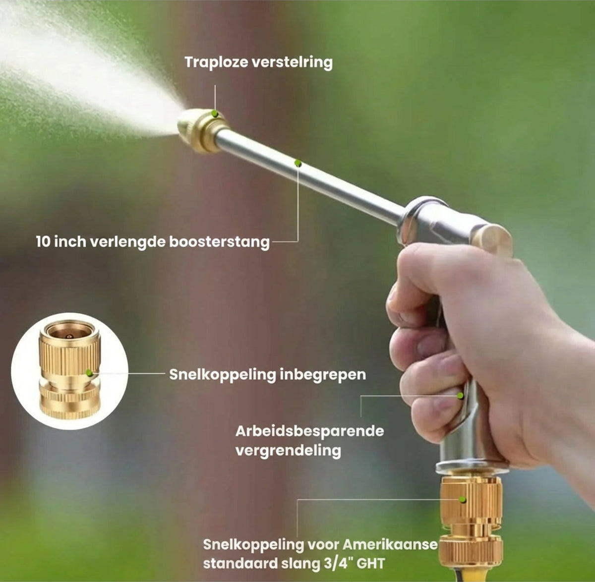 Spuitmond voor hogedrukreiniger met hoge druk