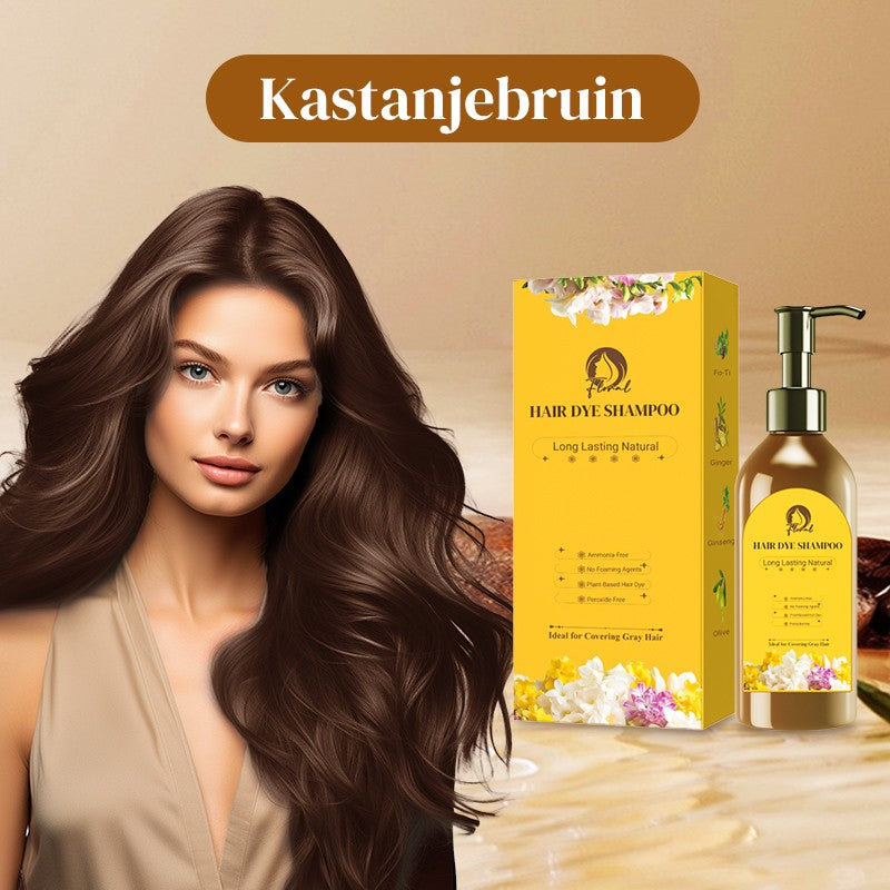 🌿Langdurige Natuurlijke Haarverf Shampoo – Kleur en Verzorging in Één Stap✨