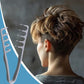 💥💇‍♂️ 50% KORTING! Eén kam voor dik, dun, steil of krullend haar – deze professionele stylingkam met brede tanden geeft textuur en volume, zonder je pols te belasten!