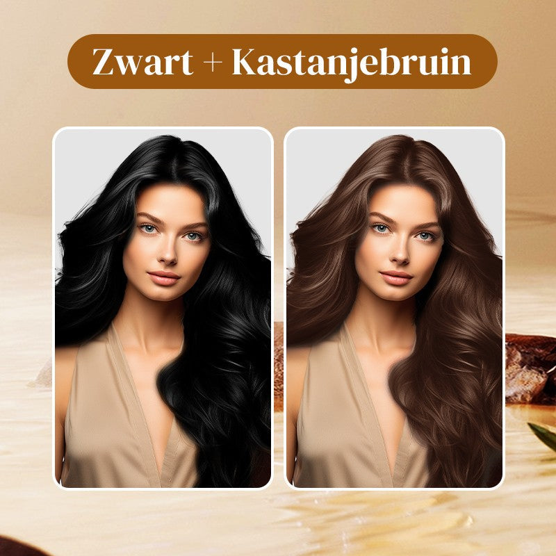 🌿Langdurige Natuurlijke Haarverf Shampoo – Kleur en Verzorging in Één Stap✨