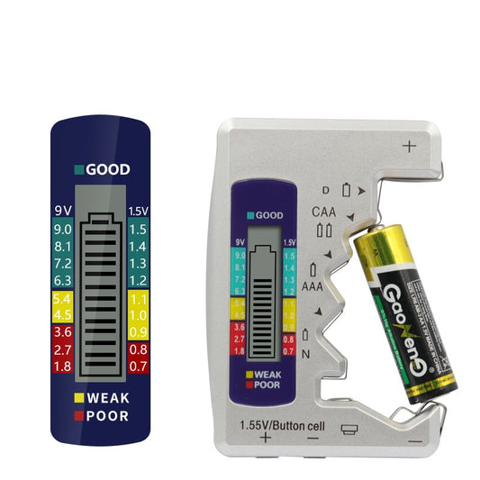 Viktrycka®  Portable Digital Battery Tester‑Universal Checker for All‑Size Household Batteries