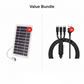 🌞50% Korting!⚡Ultra-Licht Zonnepaneel (2W 5V) - Draagbare USB Oplader voor Wandelen & Camping - Flexibel & Weerbestendig