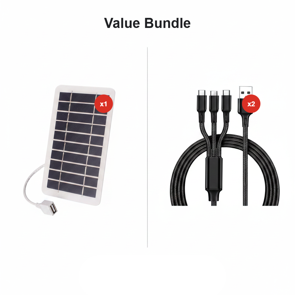 🌞50% Korting!⚡Ultra-Licht Zonnepaneel (2W 5V) - Draagbare USB Oplader voor Wandelen & Camping - Flexibel & Weerbestendig